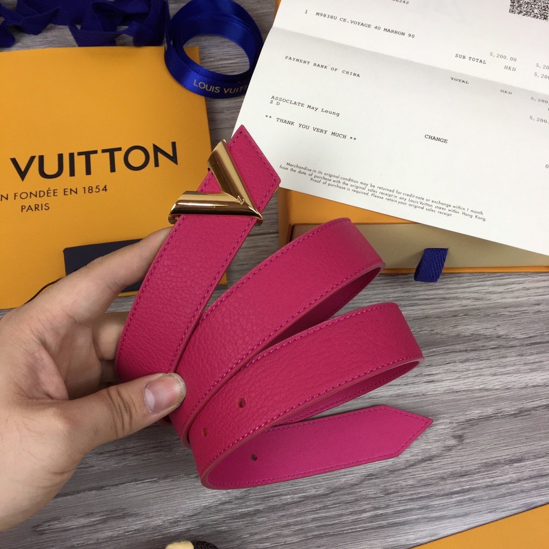 Leather Belt Louis Vuitton