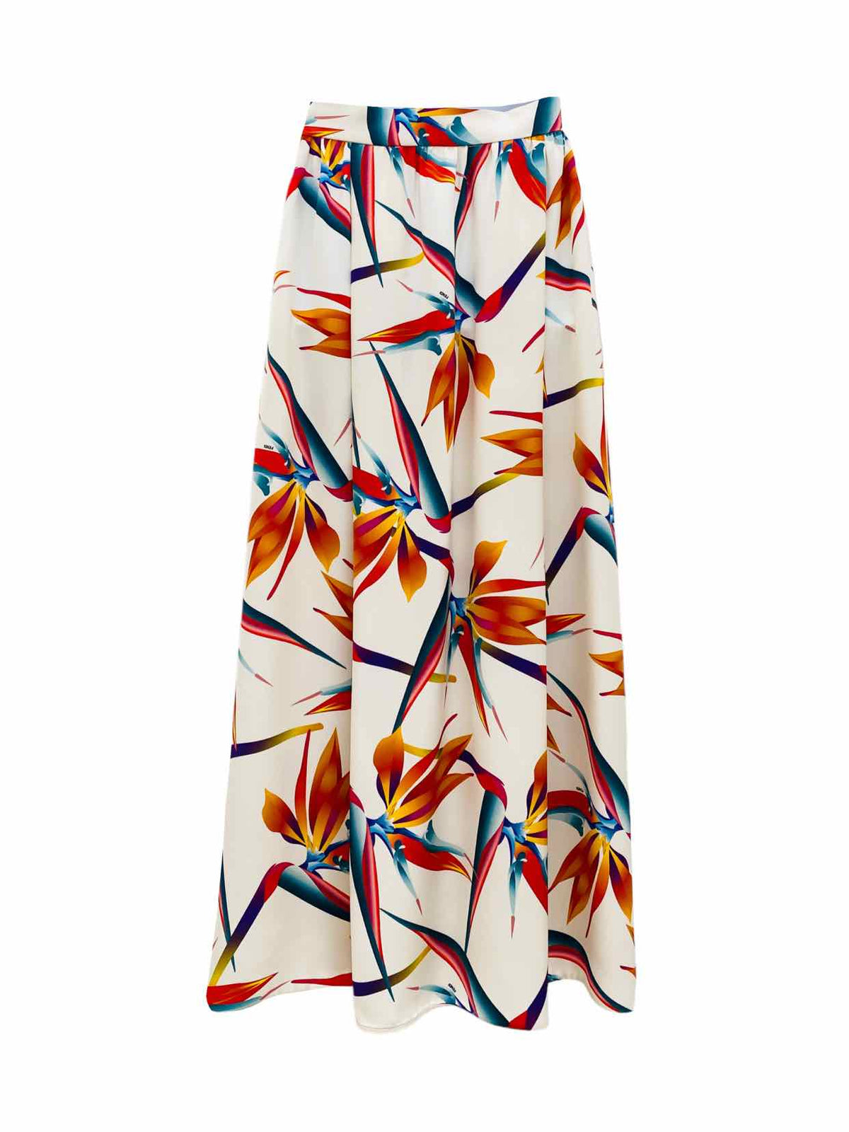 FENDI White Multicolor Printed Size US 6 Midi Skirt Rovelle Bags