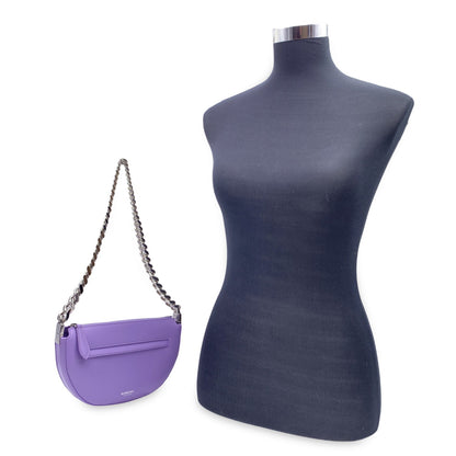 Burberry Lillac Mini Leather Purple Shoulder Bag