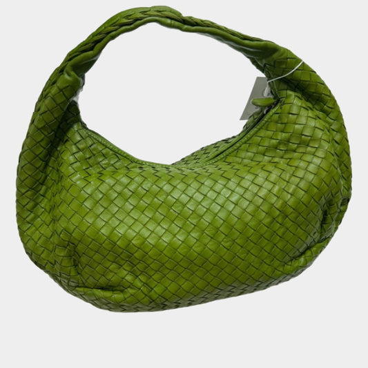 Bottega Veneta Belly Hobo Intrecciato Avocado Green Nappa Leather Medium 40cm