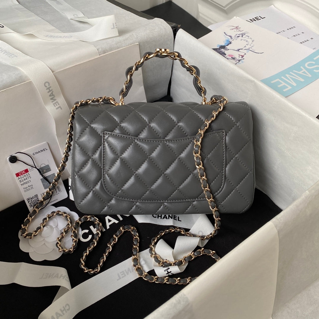 Chanel Mini Flap Bag With Top Handle