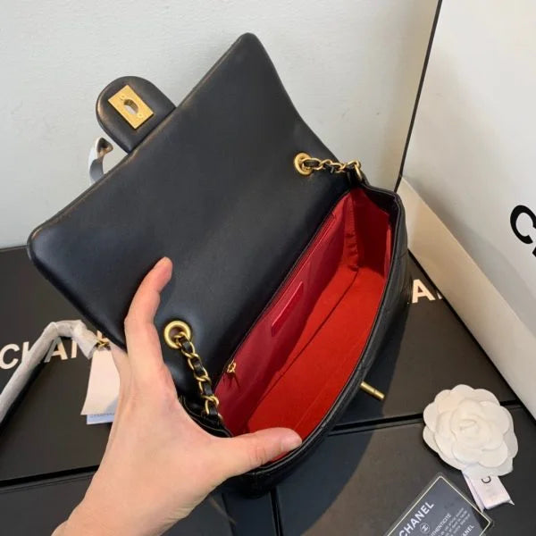 Chanel Classy Handbag 鈥� Black