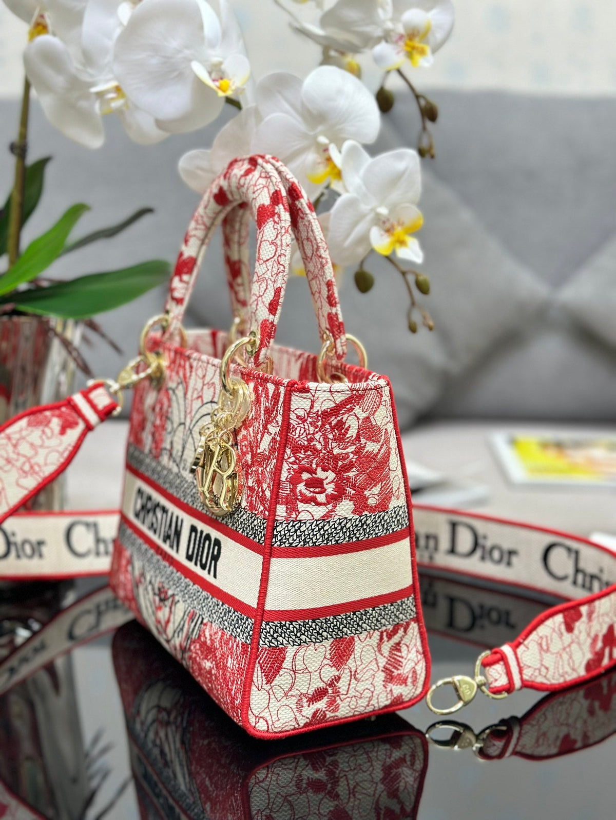 Christian Dior Medium Lady D Lite Bag