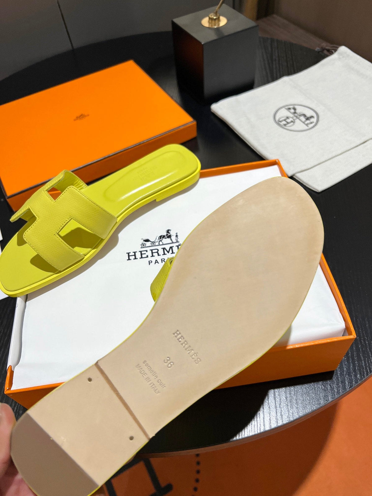 Hermes Oran Sandal
