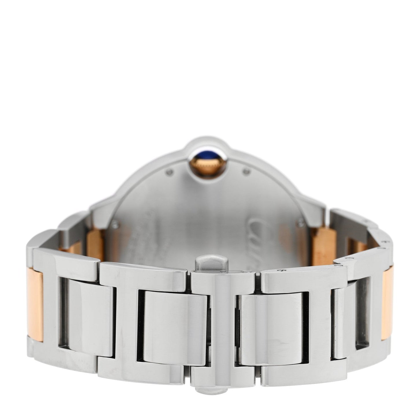 Stainless Steel 18K Yellow Gold 42mm Ballon Bleu De Cartier Automatic Watch