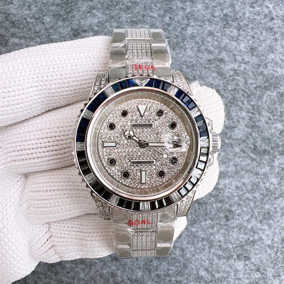 Rolex Submariner 41mm Diamond Silver
