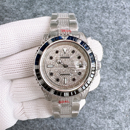Rolex Submariner 41mm Diamond Silver