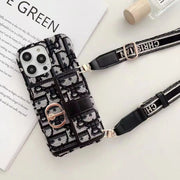 New Luxury  Insert card Crossbody phone case for iPhone