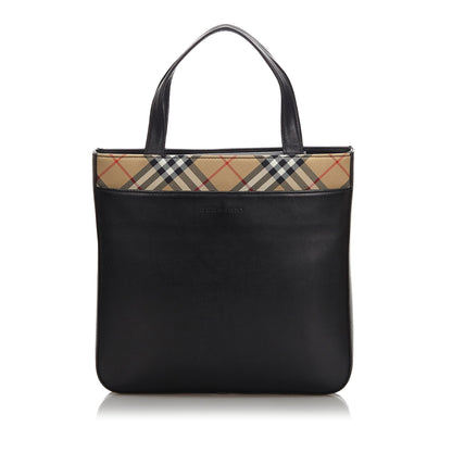 Burberry Others United Leather Black Tote Bag Style 6