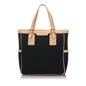 Burberry Fabric United Leather Black Tote Bag Style 2