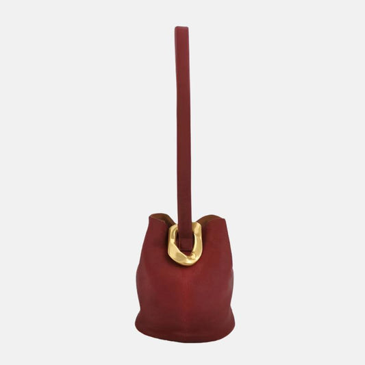 Bottega Veneta Drop Pony-style calfskin leather Gold Hardware Wristlet Clutch