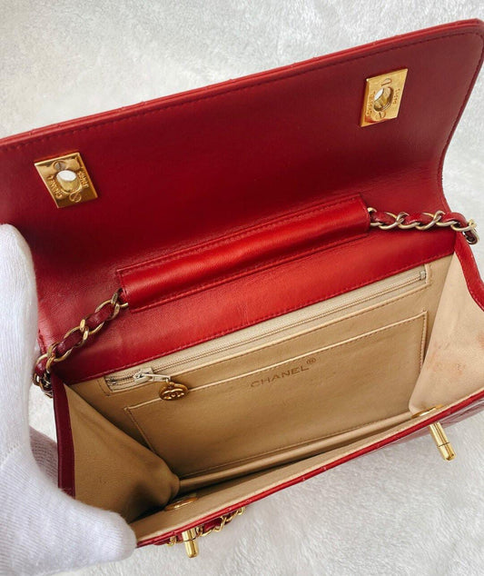 Chanel Timeless Classic Cc Double Turn Lock Bag Rovelle Bags