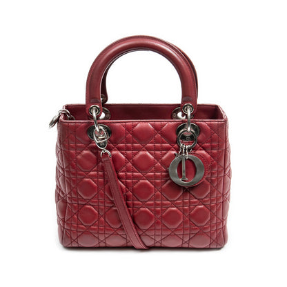 Dior Lady Dior Leather Shoulder Bag Rovelle Bags