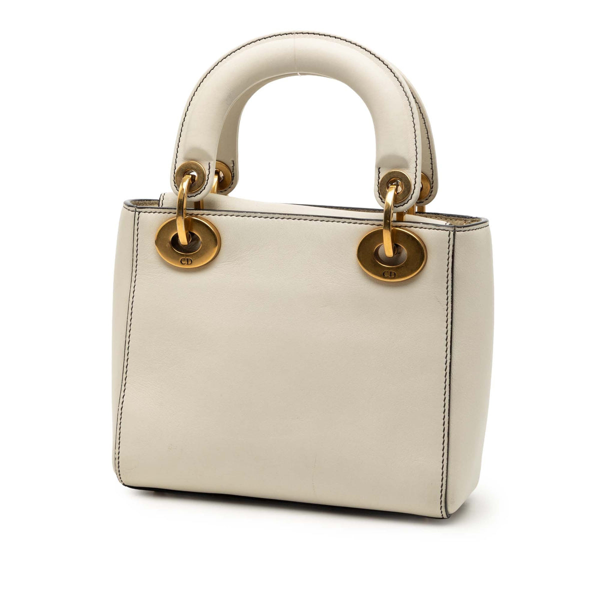 White Dior Dioramour Niki De Saint Phalle Mini Calfskin Lady Dior Satchel Rovelle Bags