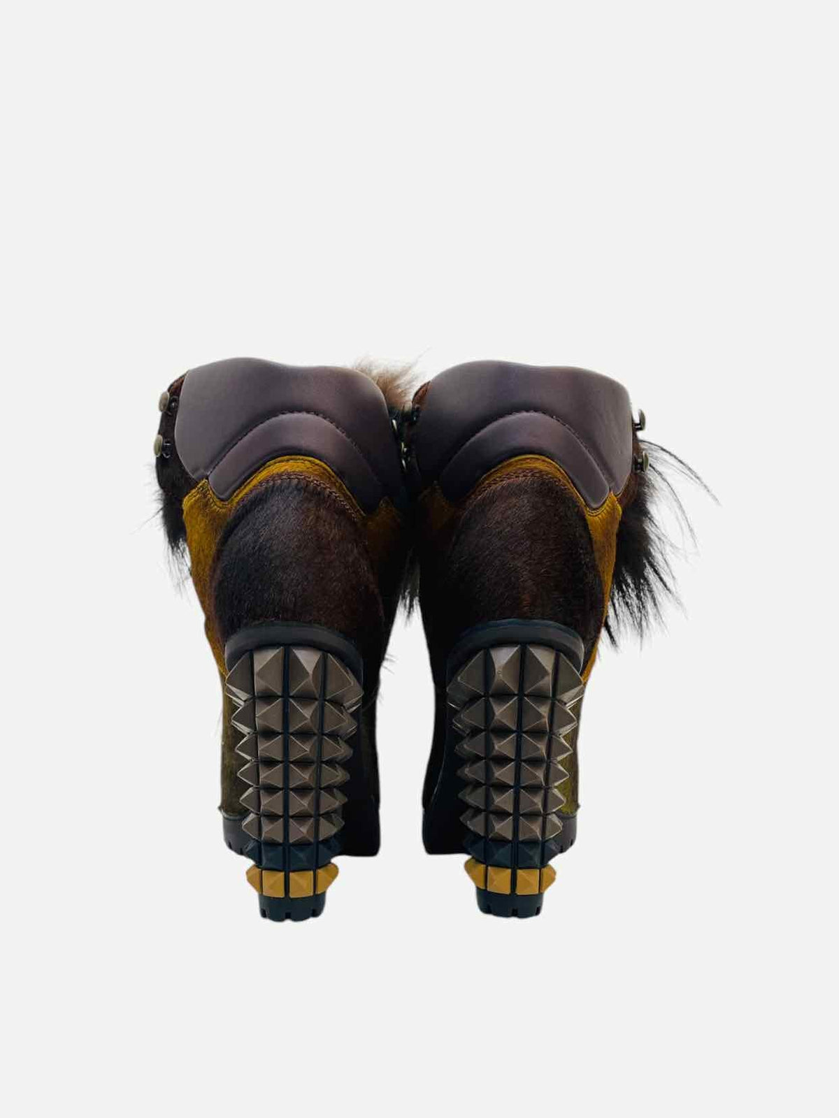 FENDI Joan Brown Size EU 35 Booties Rovelle Bags