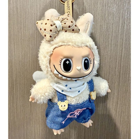 [Baby + Baby Clothing] Rab Clothing Bag Pendant Cute Vinyl DIY Doll Doll Keychain Pendant Gift