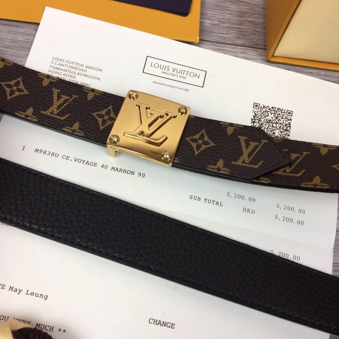 Leather Belt Louis Vuitton