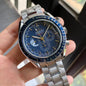 Omega Speedmaster 44mm Blue Dial Silver