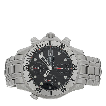 Stainless Steel 42mm Seamaster 300M Chronograph Diver Automatic Watch Black 2598.80.00
