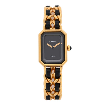 Stainless Steel Lambskin 20mm Chain Premiere Quartz Watch Gold L