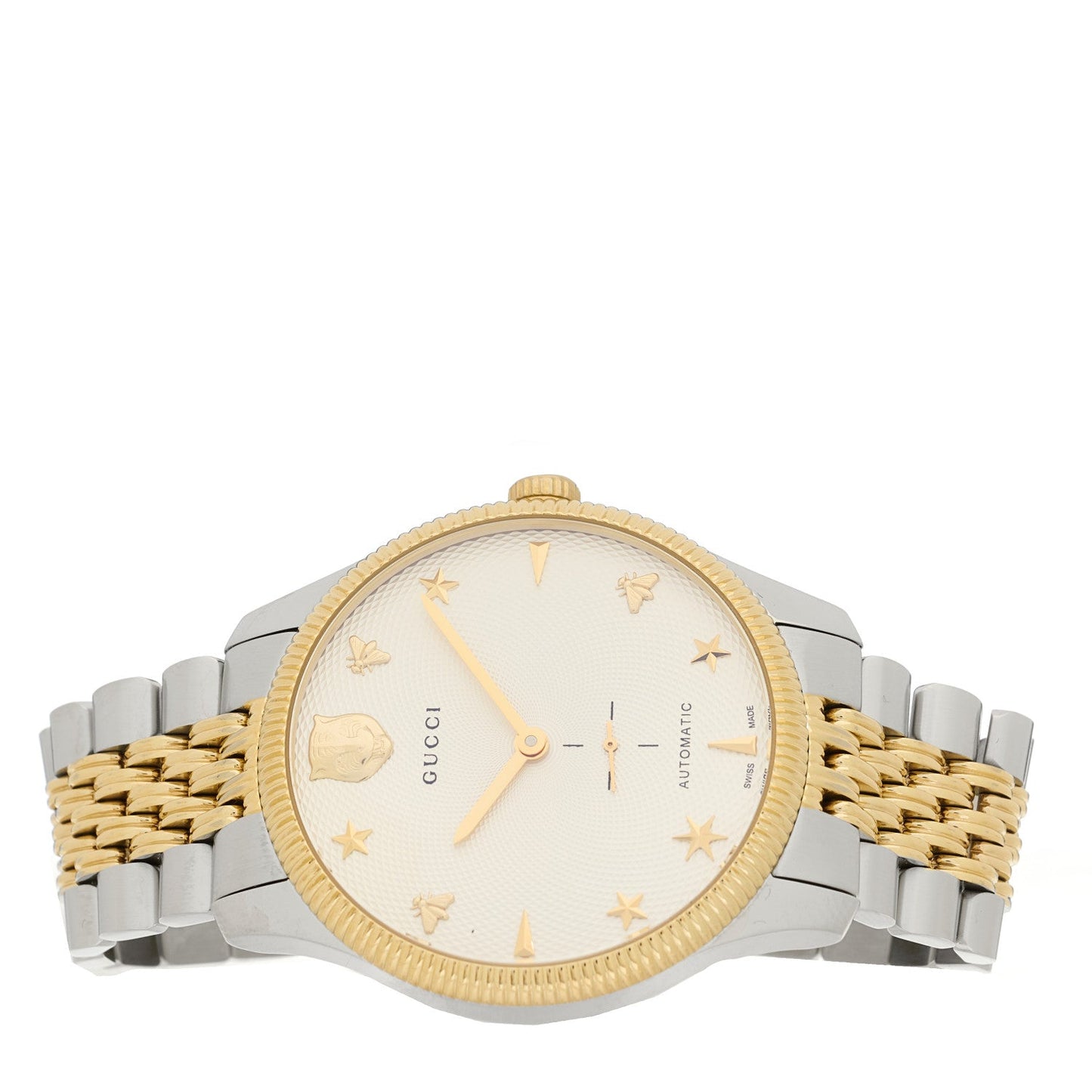 Stainless Steel 40mm G-Timeless Two Tone Charm Automatic Watch
