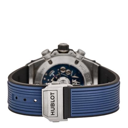 Titanium Rubber 45mm Big Bang Unico Automatic Watch Blue 411.NX.5179.RX