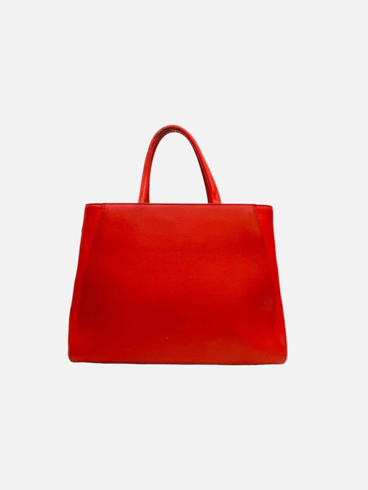 FENDI 2Jours Red Top Handle Rovelle Bags