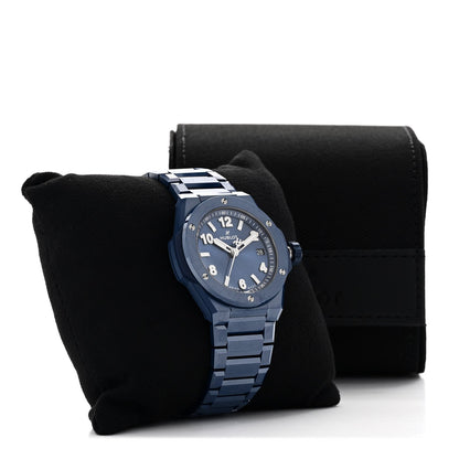 Ceramic 38mm Big Bang Integrated Time Only Automatic Watch Blue 457.EX.7170.EX