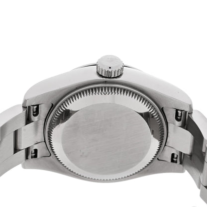 Stainless Steel 26mm Oyster Perpetual Watch Olive Green 176200