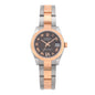 Stainless Steel 18K Everose Diamond 31mm Oyster Perpetual Datejust Watch Chocolate Roman 178241