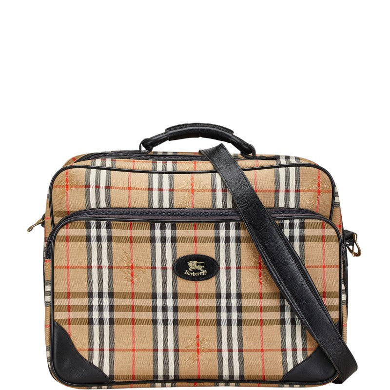 Burberry Nova Shadow Leather Shoulder Bag