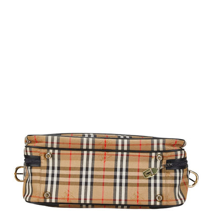 Burberry Nova Shadow Leather Shoulder Bag