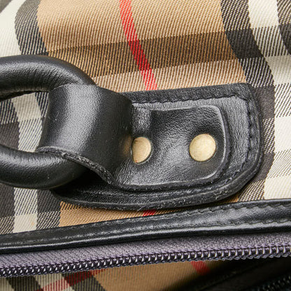 Burberry Nova Shadow Leather Shoulder Bag