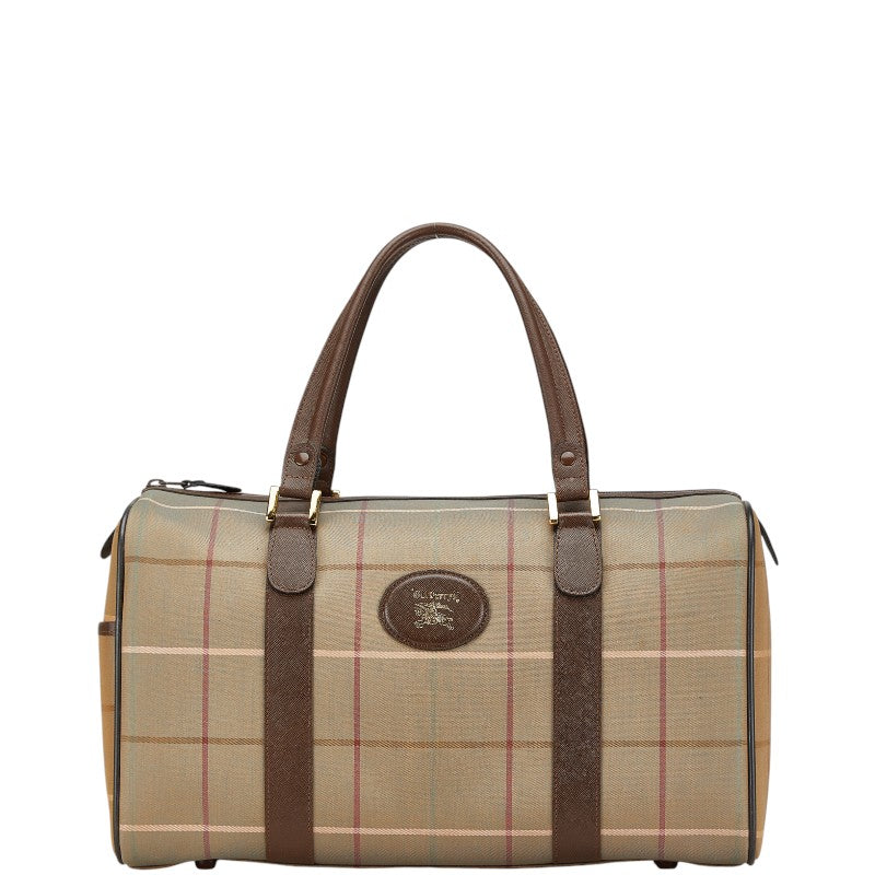 Burberry Boston Travel Leather Handbag