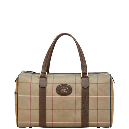 Burberry Boston Travel Leather Handbag