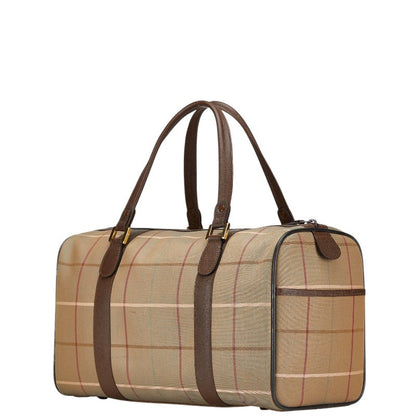 Burberry Boston Travel Leather Handbag