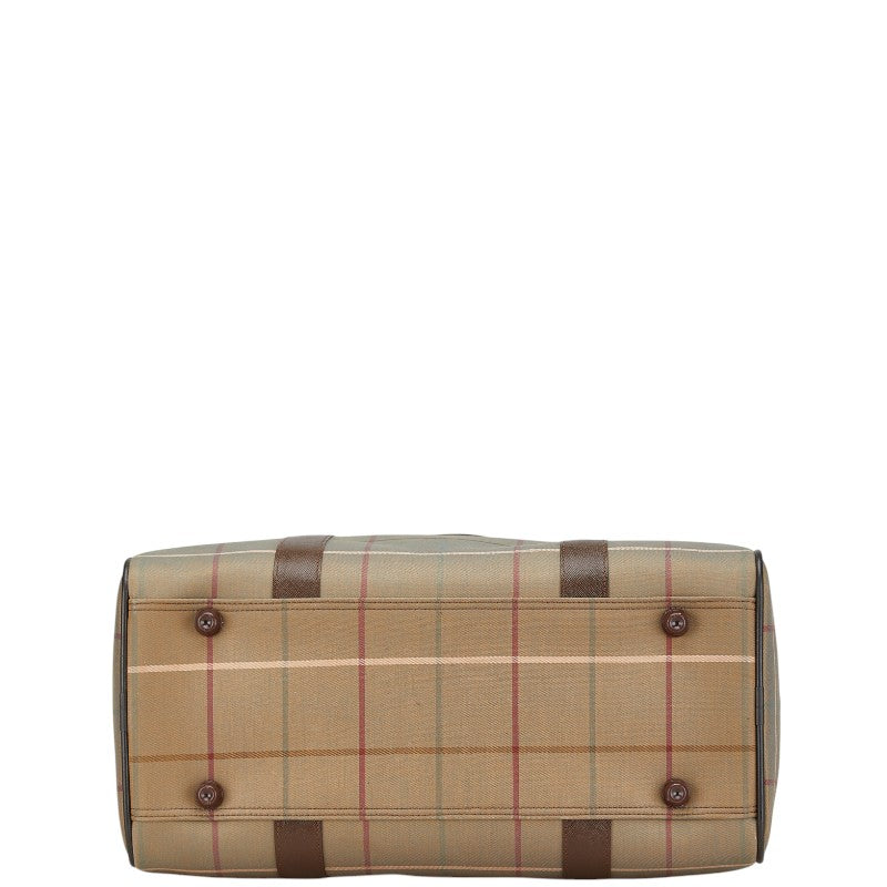 Burberry Boston Travel Leather Handbag