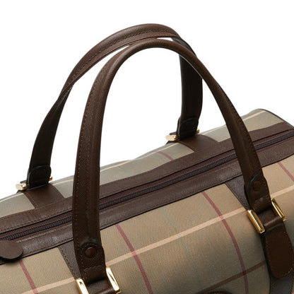 Burberry Boston Travel Leather Handbag