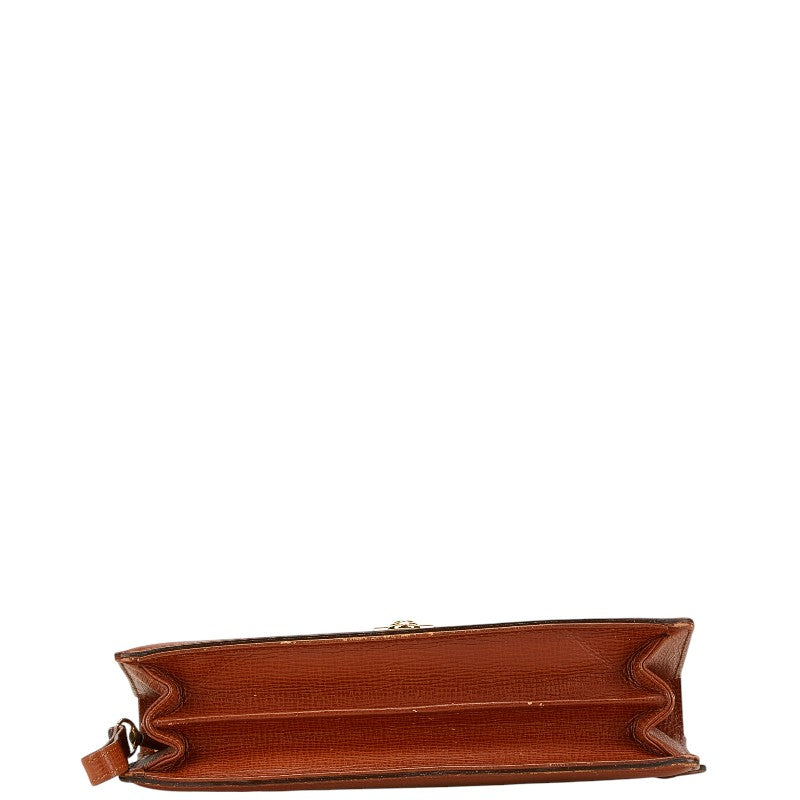 Burberry Nova Leather Clutch Bag