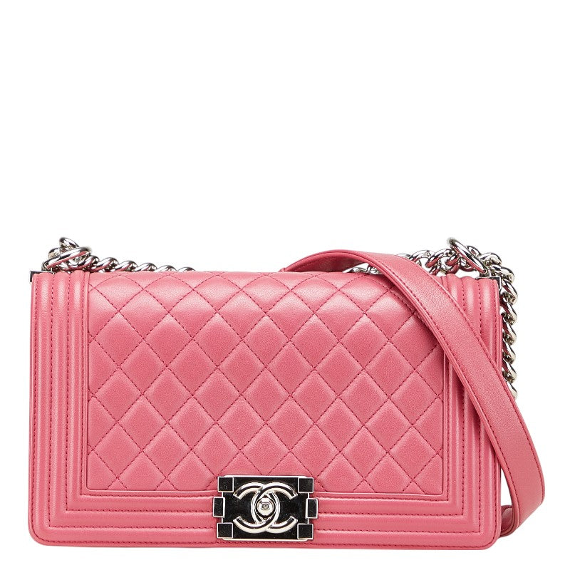 Chanel Boy Lambskin Shoulder Bag Style 11 Rovelle Bags