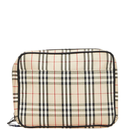 Burberry Nova Canvas Clutch Bag