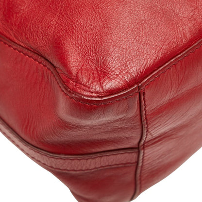 Fendi Luxury Leather Red Handbag Style 40 Rovelle Bags