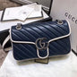 Gucci GG Marmont Matelass茅 Shoulder Bag With Borders