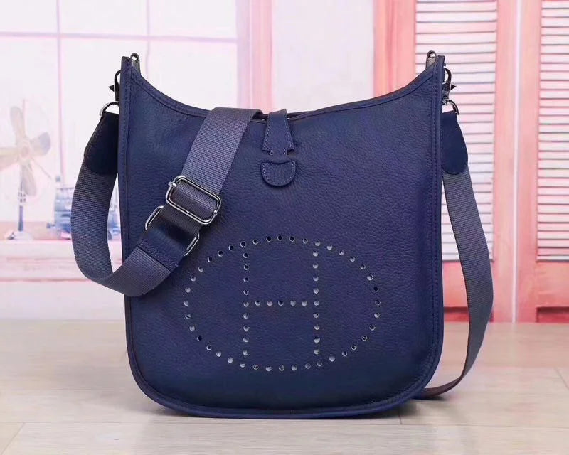 Hermes Evelyne Crossbody Bag Blue