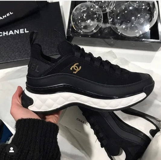 Chanel Sneakers Black & White