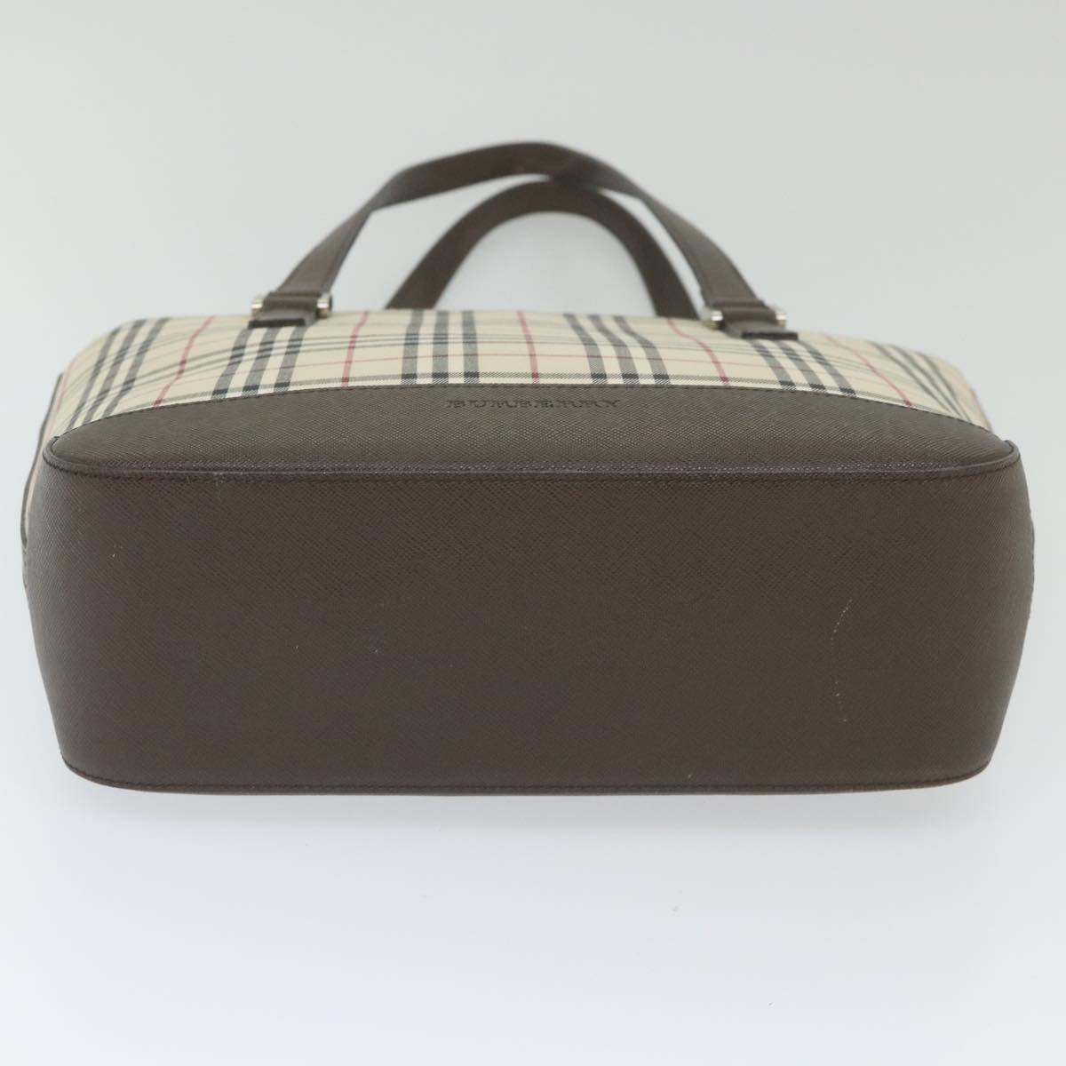 Burberry Nova Brand Check White Tote Bag Style 3