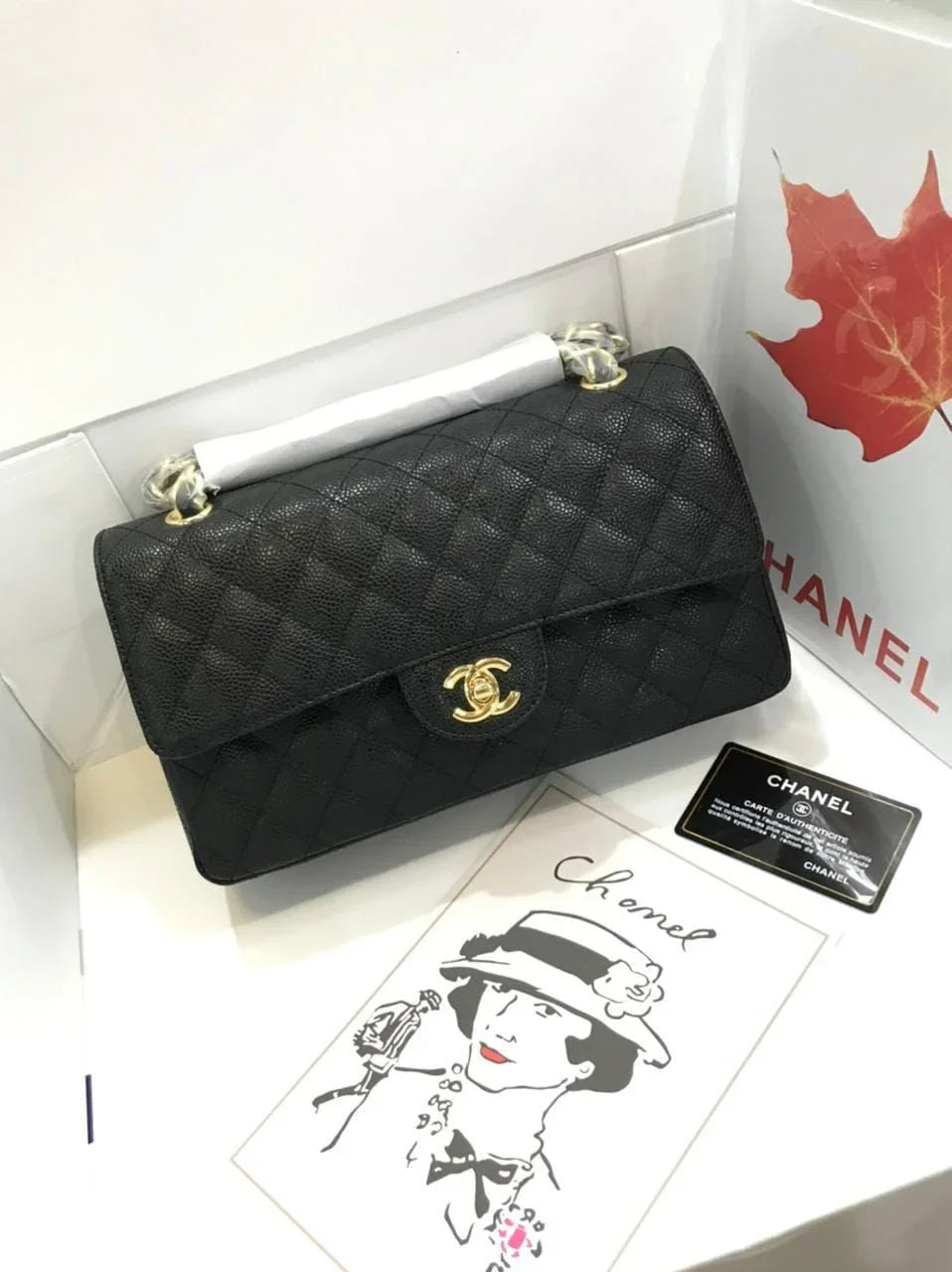 Chanel Classic Flap Bag 25 Black