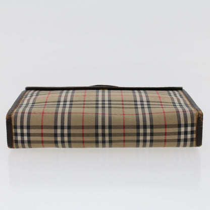 Burberry Brand Canvas White Clutch Bag Style 5