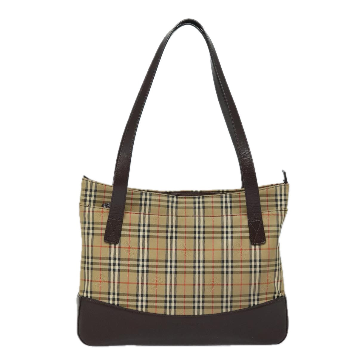 Burberry Nova Brand Canvas White Shoulder Bag Style 65