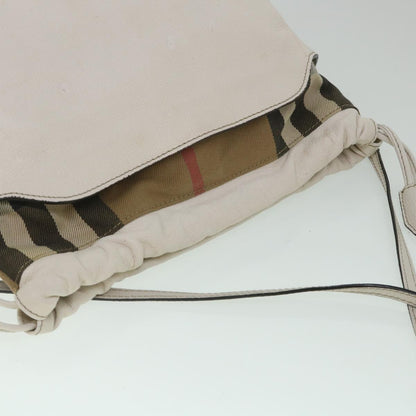 Burberry Brand Leather White Shoulder Bag Style 2